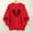 01 Red, variant on Women's Oversized Hoodless Sweatshirt with Heart-Shaped Letter Print Round Neck Long Sleeves - Valentine's Day Fashionable Casual Comfort Top