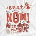 thumbnail image 2 of Willy Wonka And The Chocolate Factory T-Shirt I Want It Now Unisex Graphic Tee for Men & Women, 2 of 7