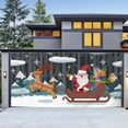 thumbnail image 2 of adviicd Christmas Outdoor Garage Door Tapestry Cloth Holiday Party Decoration Background Cloth Matching Hanging Cloth Multi Size, 2 of 5