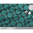 thumbnail image 2 of Soimoi polyester Crepe Fabric Floral Mandala Print Fabric by the Yard 42 Inch Wide, 2 of 3