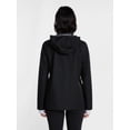 thumbnail image 4 of Ozark Trail Women's and Women's Plus Asymmetrical Zip Rain Jacket, Sizes XS-3X, 4 of 6