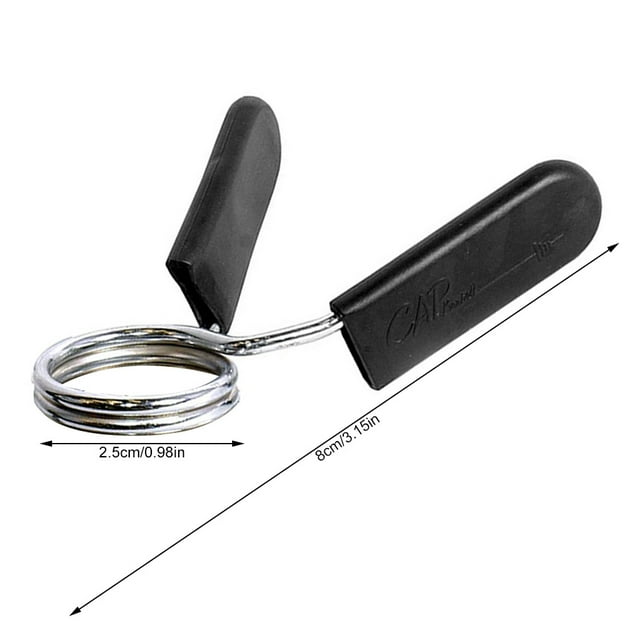 2 Pcs Pinces à Ressort pour Barre de Musculation Entraînement Physique Barre de Poids à Dégagement Rapide Clips de Verrouillage, 25mm