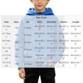 thumbnail image 1 of Boys Half Zip Hoodies Long Sleeve Fashion Casual Loose Fit Kids Pullover Sweatshirt Blue 6 Years, 1 of 7