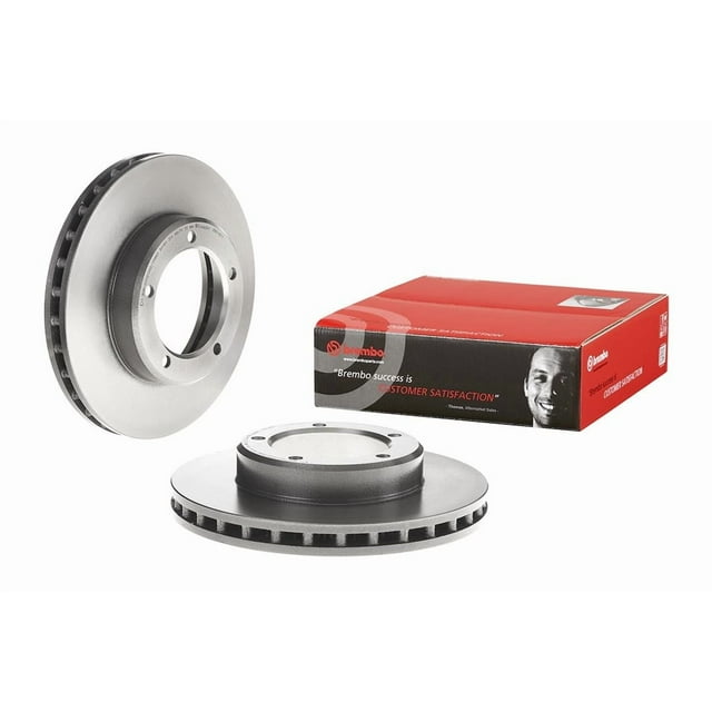 Brembo Rotor de Frein 09914311C02 Ventilé; Design en une Pièce; Motif de Boulon de Roue 5 x 144 Millimètres; Diamètre Intérieur du Chapeau 172.3 Millimètres; Diamètre du Moyeu 115 Millimètres; Fonte Grise; Simple