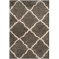thumbnail image 2 of SAFAVIEH Belize Joisse Geometric Plush Shag Area Rug, Grey/Taupe, 5'1" x 7'6", 2 of 5