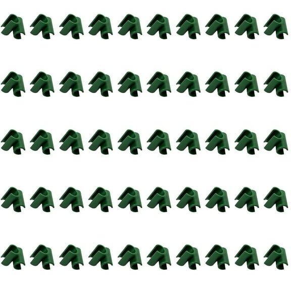 50pcs Plant Trellis Connector Clip Stake Clips For Fixed Garden Frame Rod