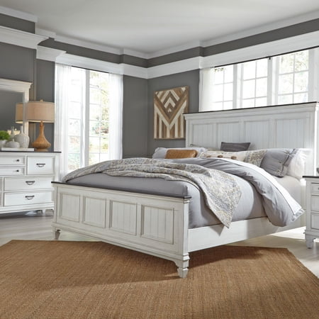 Liberty Furniture Allyson Park California King Panel Bed Dresser & Mirror Liberty Furniture Allyson Park California King Panel Bed Dresser & Mirror