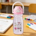 thumbnail image 4 of 700ml High Capacity Straw Cup Water Bottle,Heat Resistant Portable Leak Proof Drinking Mug With Straw Lid For Travel Office Outdoor Hydration Use Durable Reusable Beverage Container Straw Cup, 4 of 5