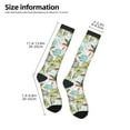 thumbnail image 5 of Bingfone Compression Socks For Women And Men Long Socks For Running Athletic Cycling Nurse-Watercolor Palm Tree, 5 of 9
