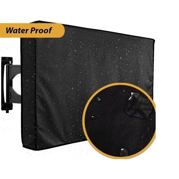 Outdoor Weatherproof LCD TV Bracket Cover Television Home Courtyard Patio Waterproof Dustproof Protector Guard Accessory 36-38 Inch