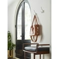 thumbnail image 4 of Amerock Kinsale Transitional Double Prong Satin Nickel Wall Hook, 4 of 9