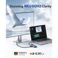 thumbnail image 2 of Hub USB C Baseus 6 en 1 de 10 Gbps con HDMI 4K @60Hz para iPhone, 2 of 7