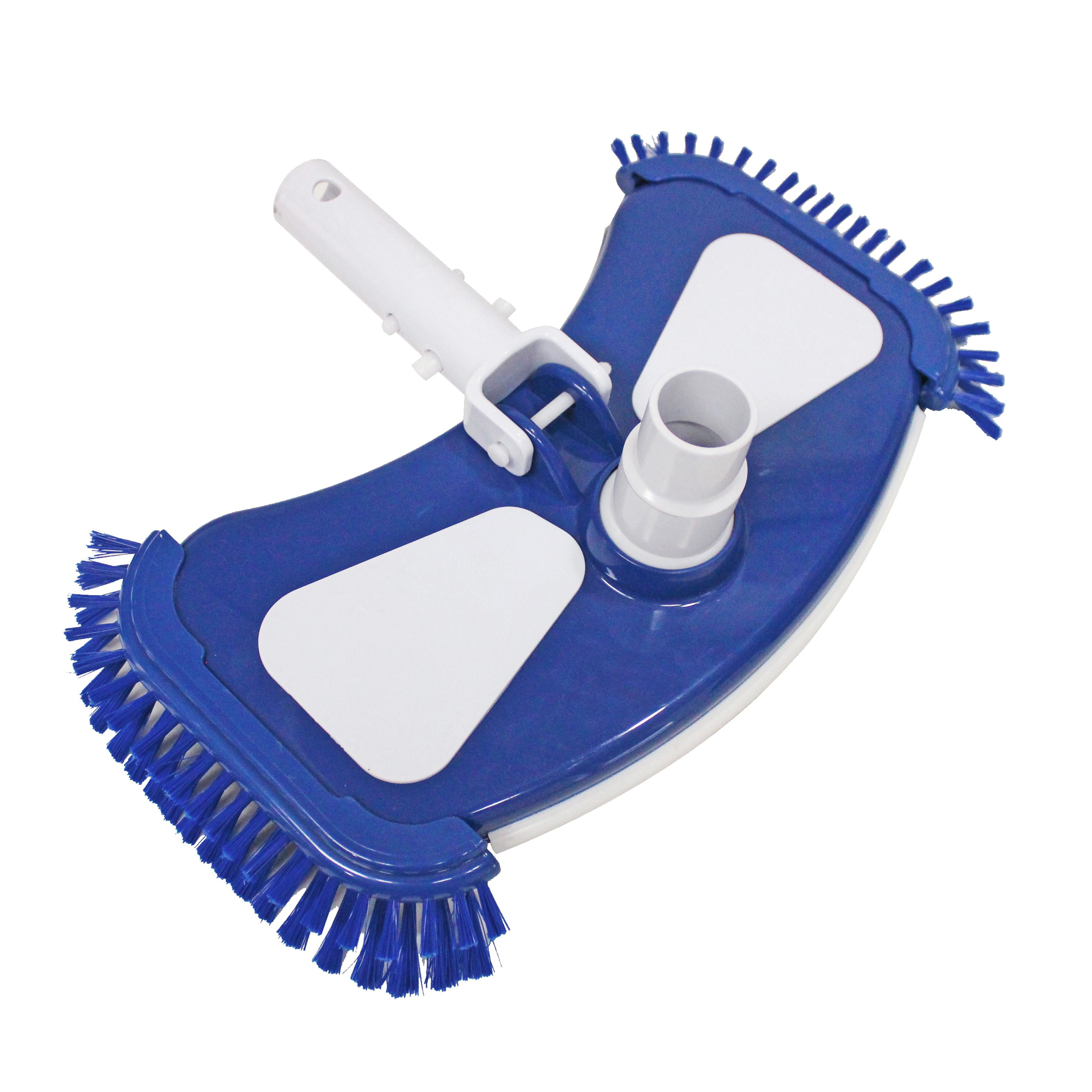 Mainstays 14.4in Pool Vacuum Head with Rotated Nozzle and Blue PP Bristles