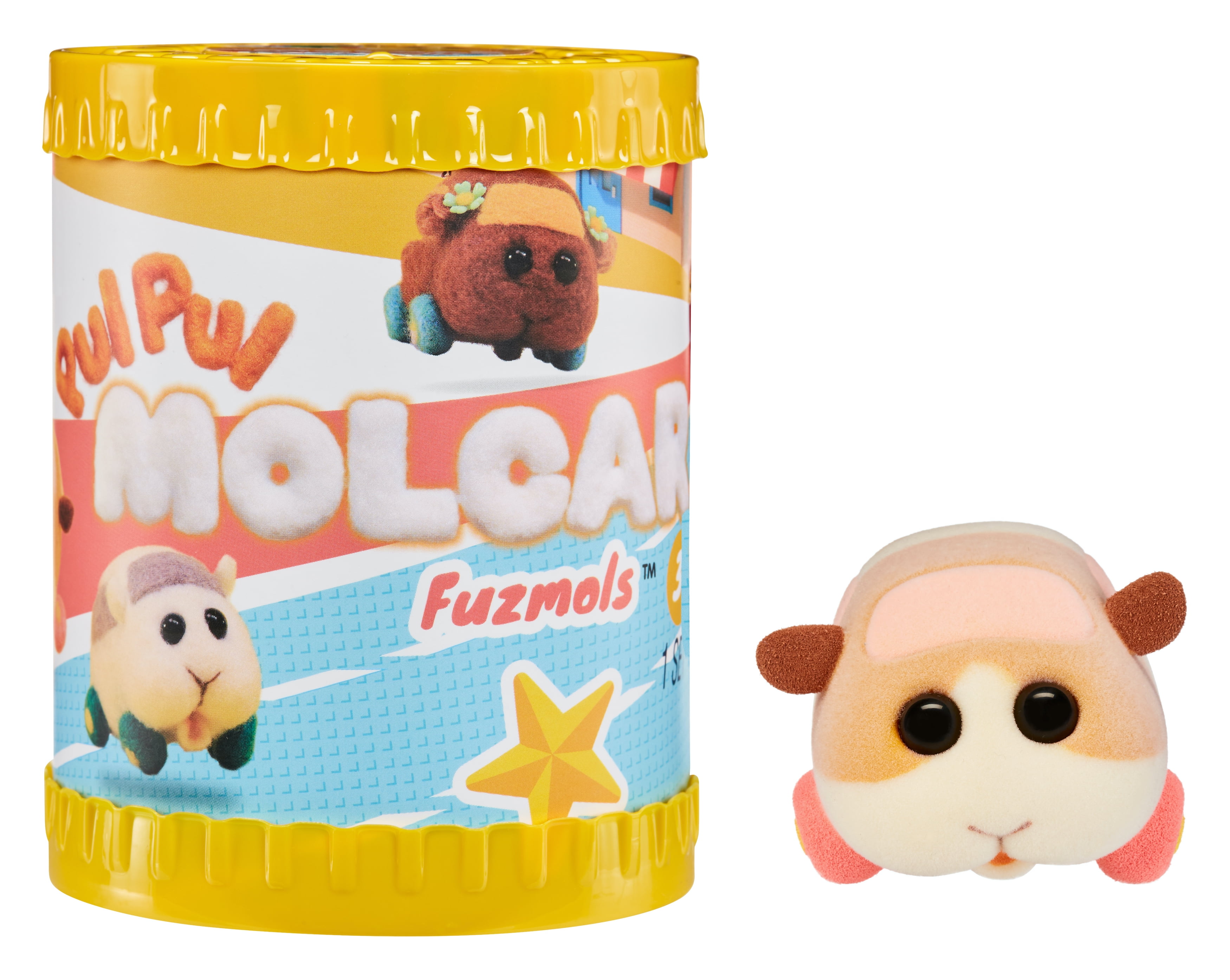 お待たせ! inch 2.5 Molcar Pui Pui Fuzmols Flocked Assortment, Figures サロペット・オーバーオール・オールインワン