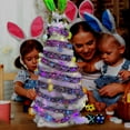 thumbnail image 1 of POINTERTECK 5CMX2M Easter Decoration Bunny Color Bronzing Ribbon String Lights Luminous Decoration Lantern, 1 of 4