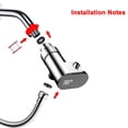 thumbnail image 3 of Digital Display Adapter Shower Head Holder Home Bathroom Electroplating Dual Display Temperature Readings Digital Shower, 3 of 7