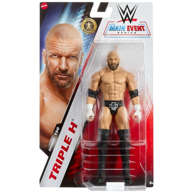 WWE Triple H Action Figure, Main Event Series #156, 6-inch