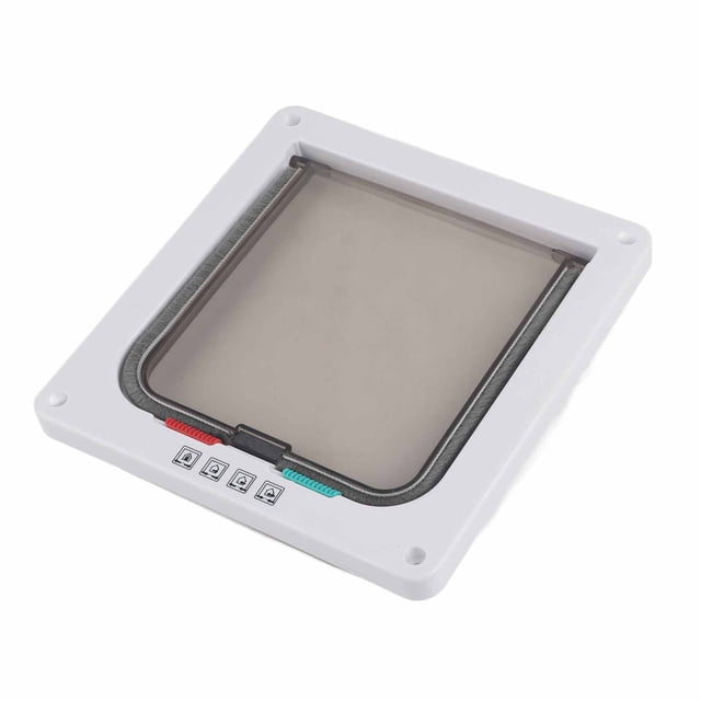 Dog Cat Kitten Door, Lockable Weatherproofing Pet Security Flap Door, For Pet Care