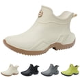 thumbnail image 4 of LIJCC Unisex Rain Boots Water Shoes Couples' Same Style Low Top Rubber Shoes Casual Fashion Outdoor Work Fishing Car Wash Kitchen Non Slip Overshoes Rain Boots, 4 of 5