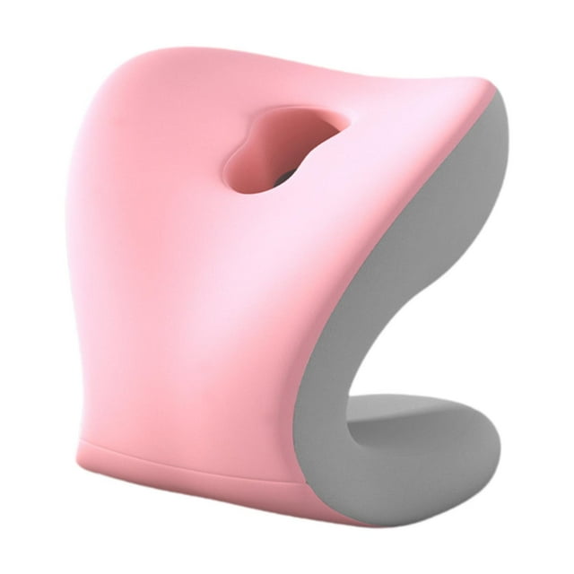 Cojín para reposabrazos para silla de oficina, soporte para el cuello, almohada para la siesta, multiusos, compatible con la mayoría de sillas de Rosa