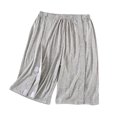 thumbnail image 2 of HongQid Modal Lounge Shorts for Women Elastic Waist Casual Sleepwear Lightweight Cozy Pajama Bottom Gray 2XL, 2 of 6