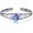 Dolphin, variant on Abalone Shell Ocean Animal Cuff Bracelet for Women, 925 Sterling Silver Vintage Nature Open Bangle, Summer Beach Holiday Jewelry Gifts