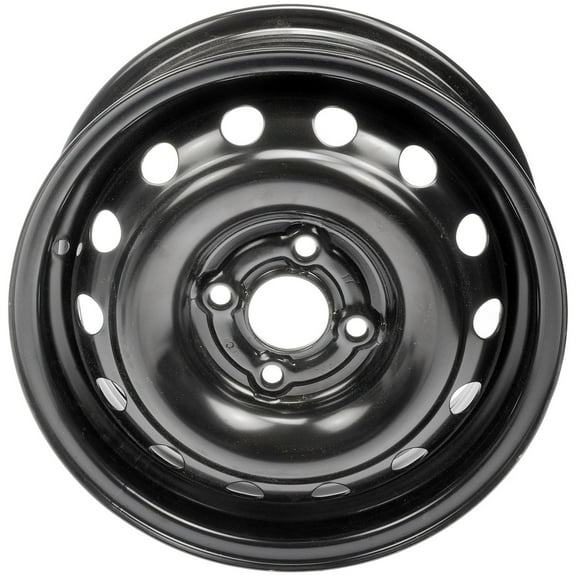 Dorman 939-133 Steel 14" Wheel Rim 14 x 5.5-inch 4-Lug Black, for Specific Chevrolet / Pontiac / Suzuki Models