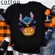 thumbnail image 2 of Camiseta de algodón con estampado de dibujos animados de Disney para niños y niñas, camiseta de verano con estampado de dibujos animados de Kawaii Harajuku, 2 of 5