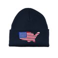 thumbnail image 1 of Gravity Threads USA Country Patch Cuffed Beanie - Navy, 1 of 2