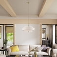 thumbnail image 2 of 52138-01 Livex Lighting Monroe - 5 Light Pendant In Timeless Style-17 Inches Tall and 24 Inches Wide-Antique Brass Finish    -Traditional Installation, 2 of 14