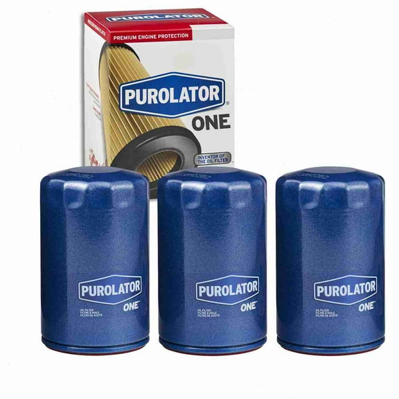 3 pc Purolator ONE PL20252 Engine Oil Filters for Oil Change Lubricant Filters Fits select: 1981-2005,2011-2015 VOLKSWAGEN JETTA