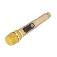 thumbnail image 4 of Wireless Microphone, Easy To Connect Multipurpose Karaoke Wireless Microphone 50m Receiving Stable Signal  For Outdoor Gold, 4 of 8
