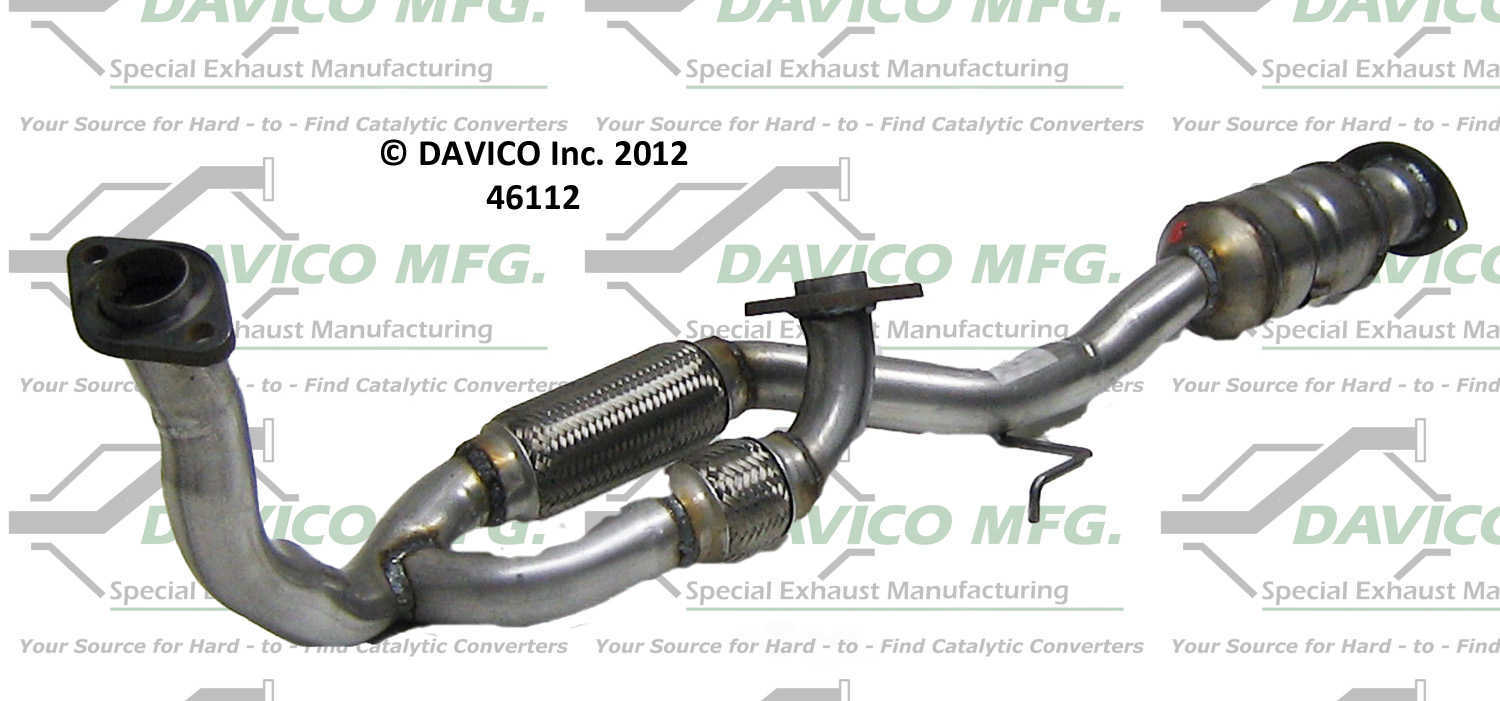 Davico Mfg 46112 Dealer Alternative Direct-Fit Catalytic Converter