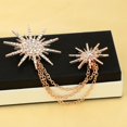 thumbnail image 2 of Collar Broche Cadena Metal Mujeres Regalo de Navidad Elegante Accesorio de moda Oro Jinwen Broche de cadena de la borla, 2 of 8