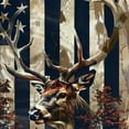 thumbnail image 6 of WYYP Deer Hunting Round Tablecloth - Full Width Single-Sided Printing - 100% Polyester Fiber - Washable for Home Kitchen Outdoor Decoration White, 6 of 8