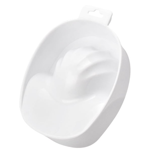 Cuenco para uñas herramienta de manicura para baño mejora de uñas DIY puntas para arte de uñas cuenco para remojar a mano