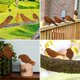 thumbnail image 5 of Estaca de jardín de metal oxidado, 4 piezas de pájaros oxidados con tornillos, arte de jardín de metal oxidado, adornos de pájaros de metal, decoración de pared para balcón y, 5 of 5