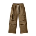 thumbnail image 5 of Wutalume Men's Cargo Pants with Pockets — Loose Work Trousers for Men, Drawstring Baggy Style, Multi-Pocket Casual Pants for Outdoor, 5 of 7