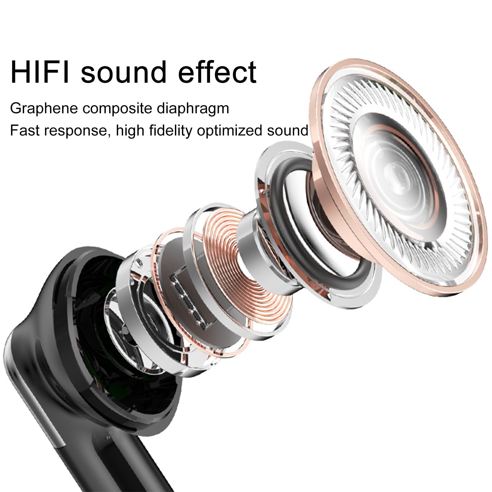 Active Noise Cancelling Wireless Earbuds, Reduce Noise by Up to 95%, 140H Playtime, IPX6 Waterproof, Deeper Bass, 4 ENC Mics, Comfortable Fit, Bluetooth 5.3 Ear Buds - Bowie MA10 - Purple