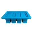 thumbnail image 4 of Billuyoard Molde de mantequilla de silicona de grado alimenticio, moldes para palitos de mantequilla, contenedor de 4 cavidades para barra de Herramientas y accesorios para hornear azul, 4 of 6