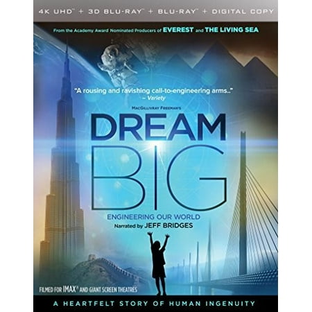 Dream Big: Engineering Our World (4K UHD + 3D Blu-ray + Blu-ray + Digital (Best 4k Uhd Blu Rays)