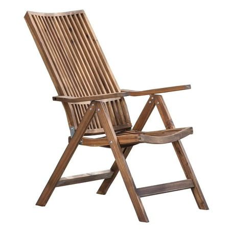 A & B Home Bayside Retreat Adjustable Lounge Chair in Natural Finish KGF39272