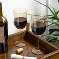thumbnail image 5 of Twine Tulip Stemmed Wine Glasses, White and Red Wine Glasses 14 oz Set of 2, 5 of 6