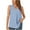 Sky Blue 1, variant on Kaemgyyd Womens Tank Tops Casual Loose V Neck Sleeveless Shirts Fashion Solid Color Summer Basic Tunic Blouses