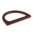 thumbnail image 3 of 4x Reemplazo de Mango de Madera para Bolso de Bricolaje Marco de La Manija Del Monedero Marrón Sunnimix Asa de bolso de madera, 3 of 8