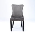 thumbnail image 2 of Rubberwood - framed Gray Dining Chairs / Secure Seating up to 280 Pounds, 2 of 7