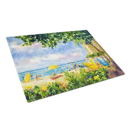 

Caroline s Treasures Beach Resort view from the condo Glass Cutting Board Large