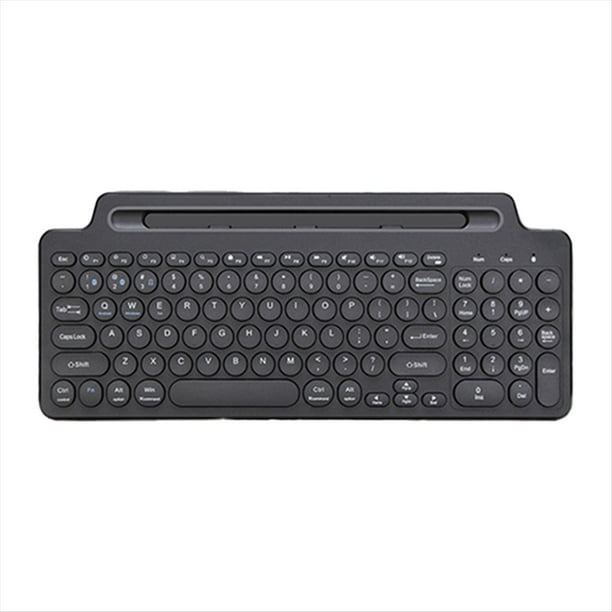 2,4G Teclado Bluetooth Inalámbrico con Tablet/Soporte para Teléfono Teclado Touchpad Portátil para Tablet PC Accesorios para Juegos B