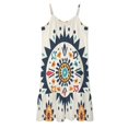 HANSHBDB Eclectic Boho Patterns 292 Women's Maxi Summer Dress , Loose