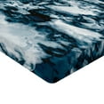 thumbnail image 2 of Ambesonne Marble Print Fitted Sheet, Vintage Nature Painted, Twin XL Size, Slate Blue Pearl, 2 of 3